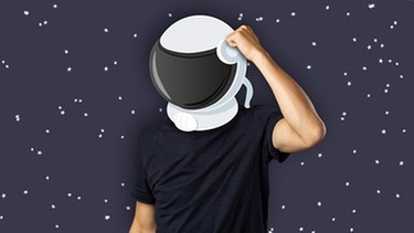 Checker Tobi mit Astronauten-Helm | Bild: BR/ Hans Florian Hopfner/ Montage: Anna Hunger